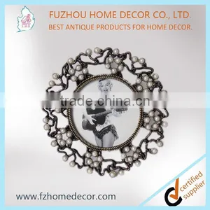 Wedding 2015 New Style Acrylic Photofunia Round Metal Photo Frame thumbnail-2