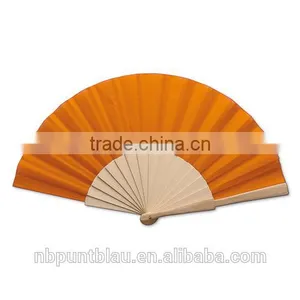 Plastic Wooden Cheap Promotional Foldable Hand Fan thumbnail-1