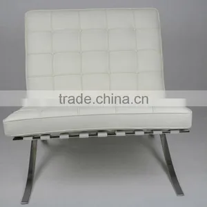 Barcelona Chair - Black Italian Leather - Premium Reproduction thumbnail-3