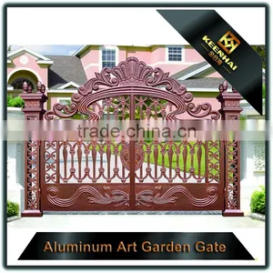 Latest Gate Design Security Cast Aluminum Courtyard Gates thumbnail-3