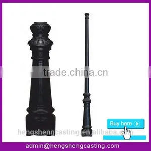 China Supplier Antique Cast Iron Pole Base Garden Pole Base Street Pole Base thumbnail-1