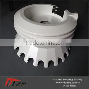 Customized White PVC Thermoformed Part thumbnail-1