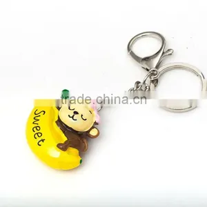 Monkey /banana Custom Made Keychains thumbnail-1