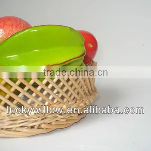 100% Hand Woven Willow Cheap Wicker Bread Baskets thumbnail-3