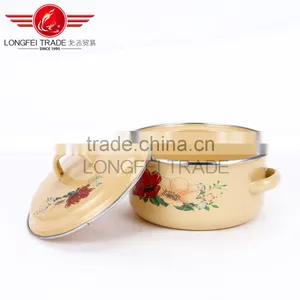 Chinese Hot Sale High Quality Cheap Enamel Cookware Sets / Casserole thumbnail-4