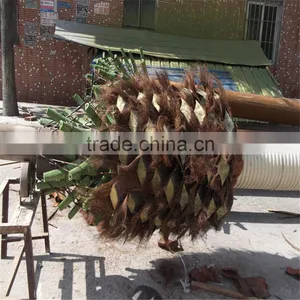 2017 Hot Sale Outdoor Decorative Artificial Plastic Palm Tree uv Anti thumbnail-4