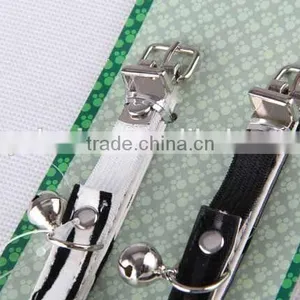 Leather Collar With Bell/2PC PET COLLAR thumbnail-2