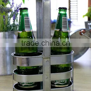 Hot Selling 330ml Metal 2 Pack Bottle Holder/ Wine Bottle Carrier/beer Bottle Holder thumbnail-1