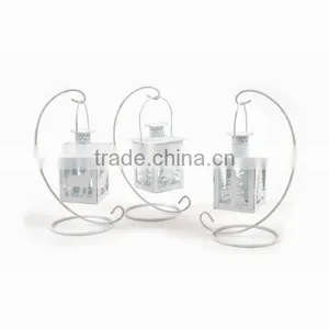 Metal Mini Lantern With Metal Stand thumbnail-3