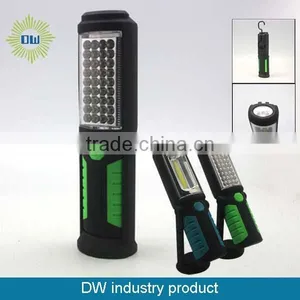3W COB Battery Power Magnetic LED Work Light With Swivel Hook thumbnail-1