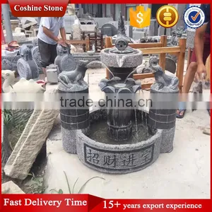 Unique Artificial Engraving Garden Stone Water Fountain thumbnail-1