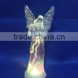 Led Plastic Acrylic New Christmas Angel Figurines Statue for Sale thumbnail-4