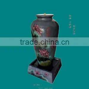 Elegance Fiber Glass Vase Water Fountain thumbnail-3