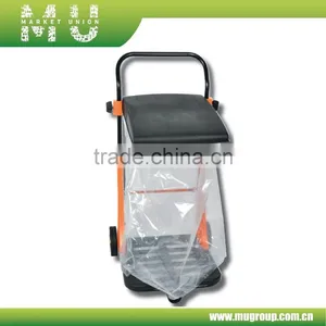 80L Multi-function Garden Rubbish Cart With Plastic Bag, Waste Cart, TROLLEY WHEELIE RUBBISH BIN TRUCK DISPOSAL BAG thumbnail-2