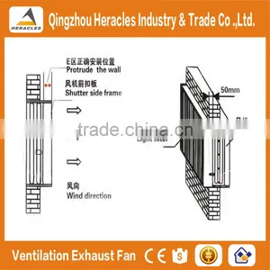 Heracles Trade Assurance Electric Motor Cooling Fan for Poultry Farming Equipment and Agriculture Greenhouse thumbnail-6