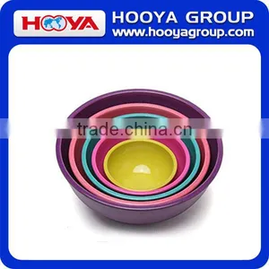 Bamboo Fiber Mixing Bowl Set Bamboo Fiber Tableware Set thumbnail-1