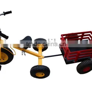 Children Toy Tricycle With Trailer (F80AB) thumbnail-1