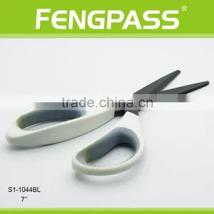S1-1044BL 7" 2Cr13 Stainless Steel Blade With PP+TPR Plastic Handle Plastic Scissor thumbnail-3