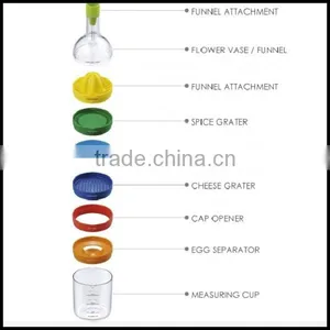 New Hot Multi Slice Bottle Kitchen Tools Plastic Bin Multi Function Slice Grate Sift Wholesale for Sale Factory thumbnail-4