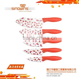 A3404-6 Super Quality 5pcs Stainless Steel Knife Set With Non-stick Coating thumbnail-1