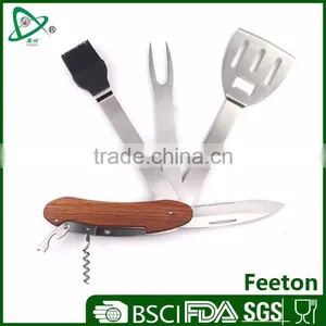 6 in 1 High Quality Stainless Steel Outdoor Brazilian Barbecue Tools thumbnail-1