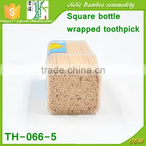 TH-066 Wholesale Square Bottle Wrapped Toothpick in Square Bootle for Christams thumbnail-2