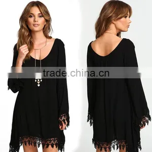 Floal Print Designs Womens Summer Swimsuit Kaftan Sexy Crochet Bikini Swimwear Cover Up Sexy Short Beach Dress thumbnail-1