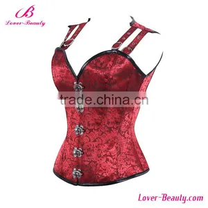 Red Shaper Waist Slimming Corset Lingerie thumbnail-1