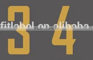 High Quality White Vinyl Cut -out Transfer Number thumbnail-2