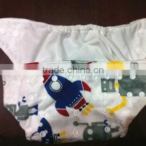2013 New Minky Print Reusable Baby Diaper thumbnail-1