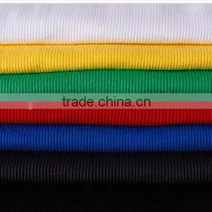 Rib Knit Fabric,cotton Spandex 2x 2 Rib Knitted Fabric thumbnail-2