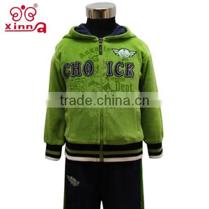 2015 Soft Velvet Wholesale Boutique China Cheap Latest Design Kids Tracksuits thumbnail-1