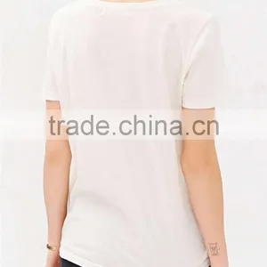 Simple Fashion t Shirt Design for Ladies Basic t Shirt thumbnail-4