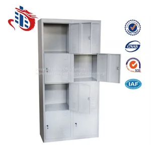 Iron Almirah Design 8 Door Dressing Room Metal Locker Box thumbnail-2