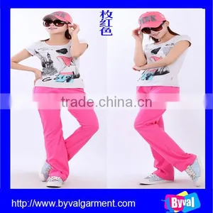 2015 New Arrival Custom Dry Fit Sweat Pants Womens Wholesale Yoga Pants thumbnail-6