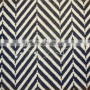 Wonderful Christmas Decoration Organza Dyeing Silver Stripe Knit Fabric thumbnail-1
