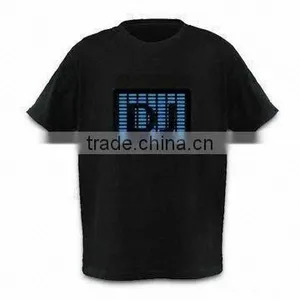 Wholesale Sound Active EL Flashing T-shirt thumbnail-1