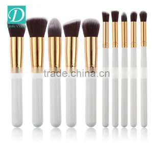 Black Wood Oval Handle Makeup Brushes thumbnail-4