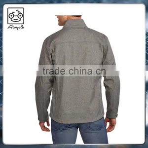 Woven Shell Bonded With 100%polyester Fleece Lined Durable Jacket for Man thumbnail-4