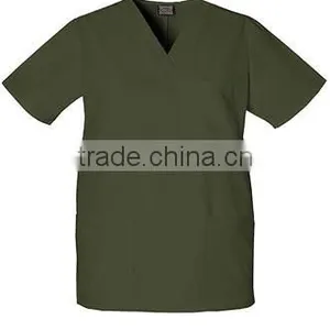 Basic Unisex V-Neck Top thumbnail-2