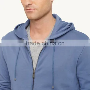 TEENAGER BOYS FLEECE FULL-ZIP HOODIE WITH SIDE POCKETS LONG SLEEVES thumbnail-1