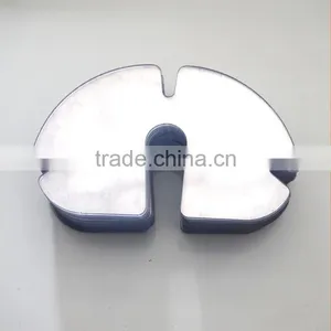 Factory Sell Plastic Transparent/White/Light Blue Customized Shirt Necklace Collar Butterfly Stay thumbnail-4