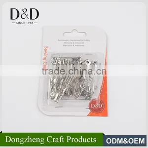 Chinese Factory Wholesale Different Size 36 Piece Fancy Silver Safety Pins thumbnail-1