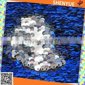 SHenyue Colorful Reversible Double Side Sequin Fabric Pillow Wholesale China thumbnail-1