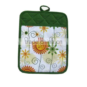 Heat Resistant Promotional Pot Mitt 100% Cotton Pot Holder For Kitchen thumbnail-1