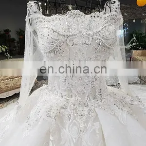LS00371-1 Long Sleeves White Plus Size Designer Bridal Dresses in Karachi Gowns Wedding Dresses thumbnail-3