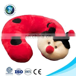 Best Quality Soft Funny Kids Neck Pillow Plush Lion Cute Airline Pillow thumbnail-6