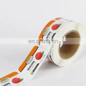 China Manufacturer Custom Colored Adhesive Sticker/ Roll Logo Printed Label thumbnail-1