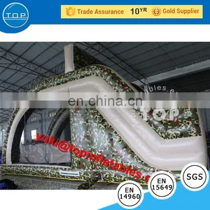 Top Inflatables New Design Outdoor Inflatable Cliff Jump,inflatable Camouflage Kids Cliff Jumping Games for Party Games thumbnail-3