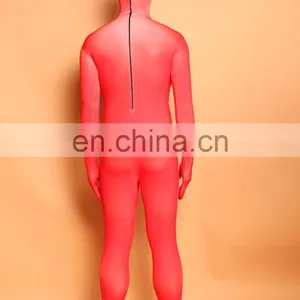 Red Blue Sweden Flag Spandex Zentai Suits Unisex Costume thumbnail-3